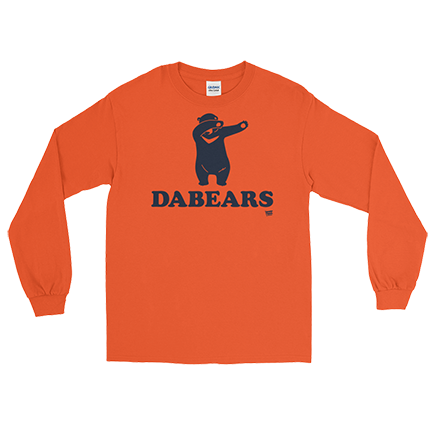 DABEARS - Da Bears - Chicago Football - Long Sleeve